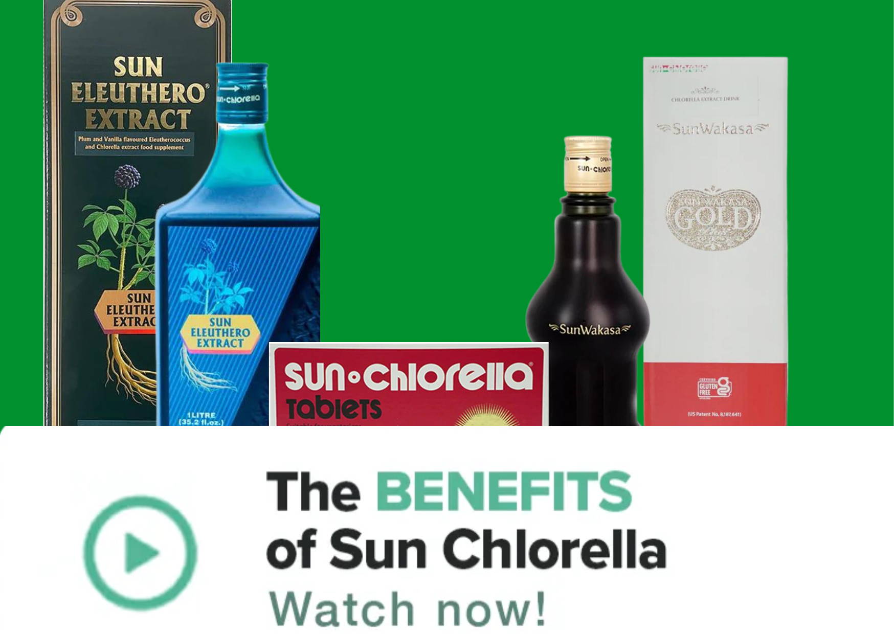 Sun Chlorella Wholefood Supplements London